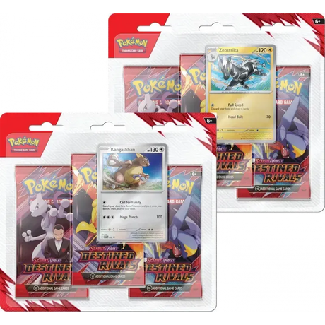 Pokémon TCG - Scarlet & Violet SV10: Destined Rivals 3-Pack Blister Set-LaschoCards