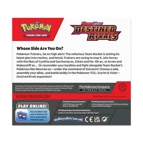 Pokémon TCG - Scarlet & Violet SV10: Destined Rivals Booster Box Display-LaschoCards