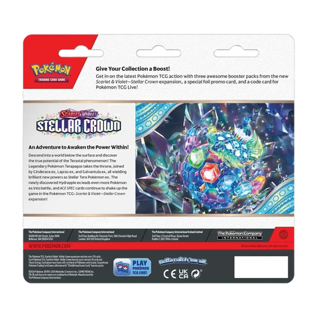 Pokémon TCG - Stellar Crown Latias 3-Pack Booster Blister-3-Pack Blister-LaschoCards