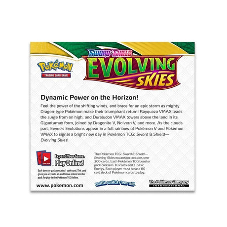 Pokémon TCG - Sword & Shield: Evolving Skies Booster Box Display