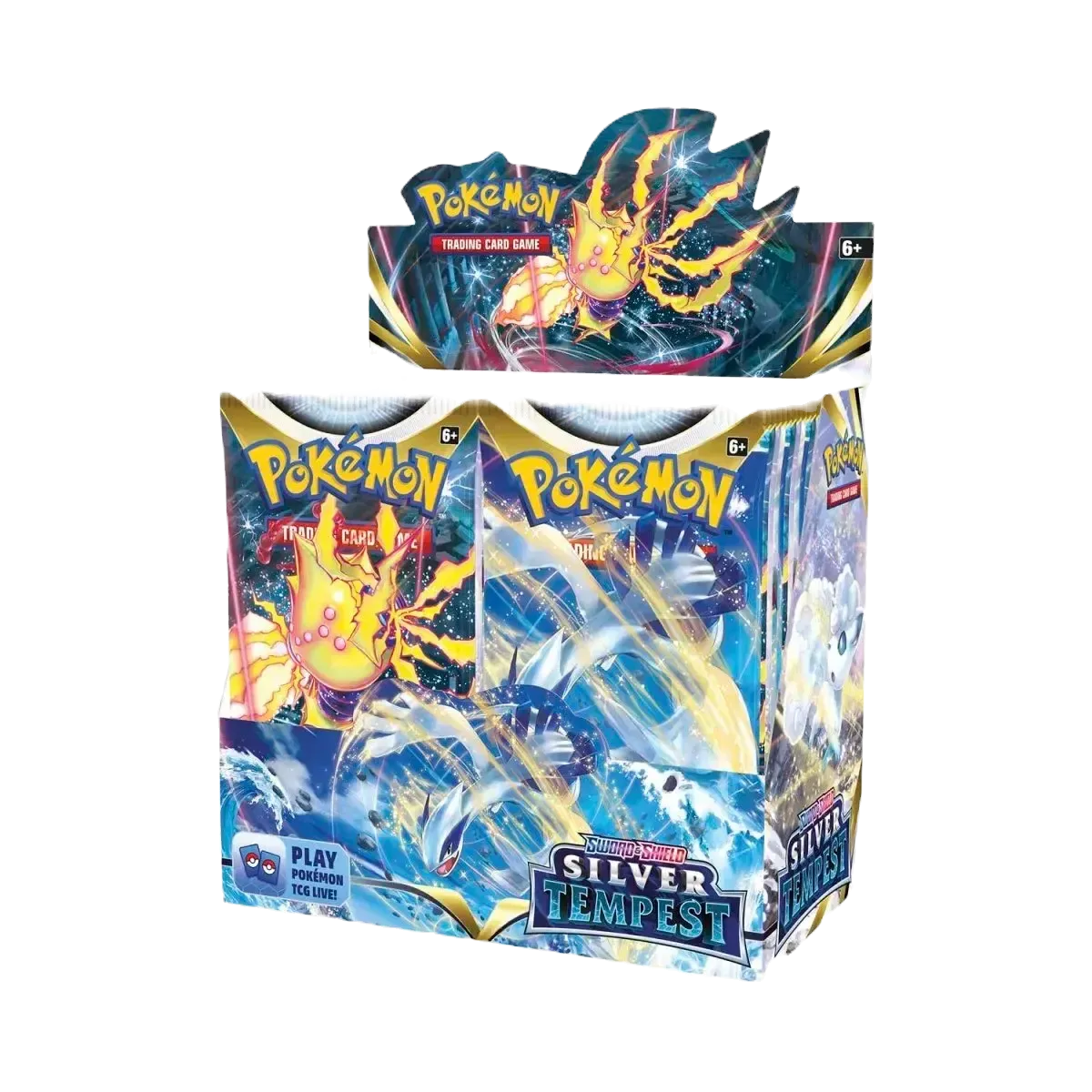 Pokémon TCG - Sword & Shield: Silver Tempest Booster Box Display