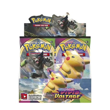 Pokémon TCG - Sword Shield: Vivid Voltage Booster Box Display