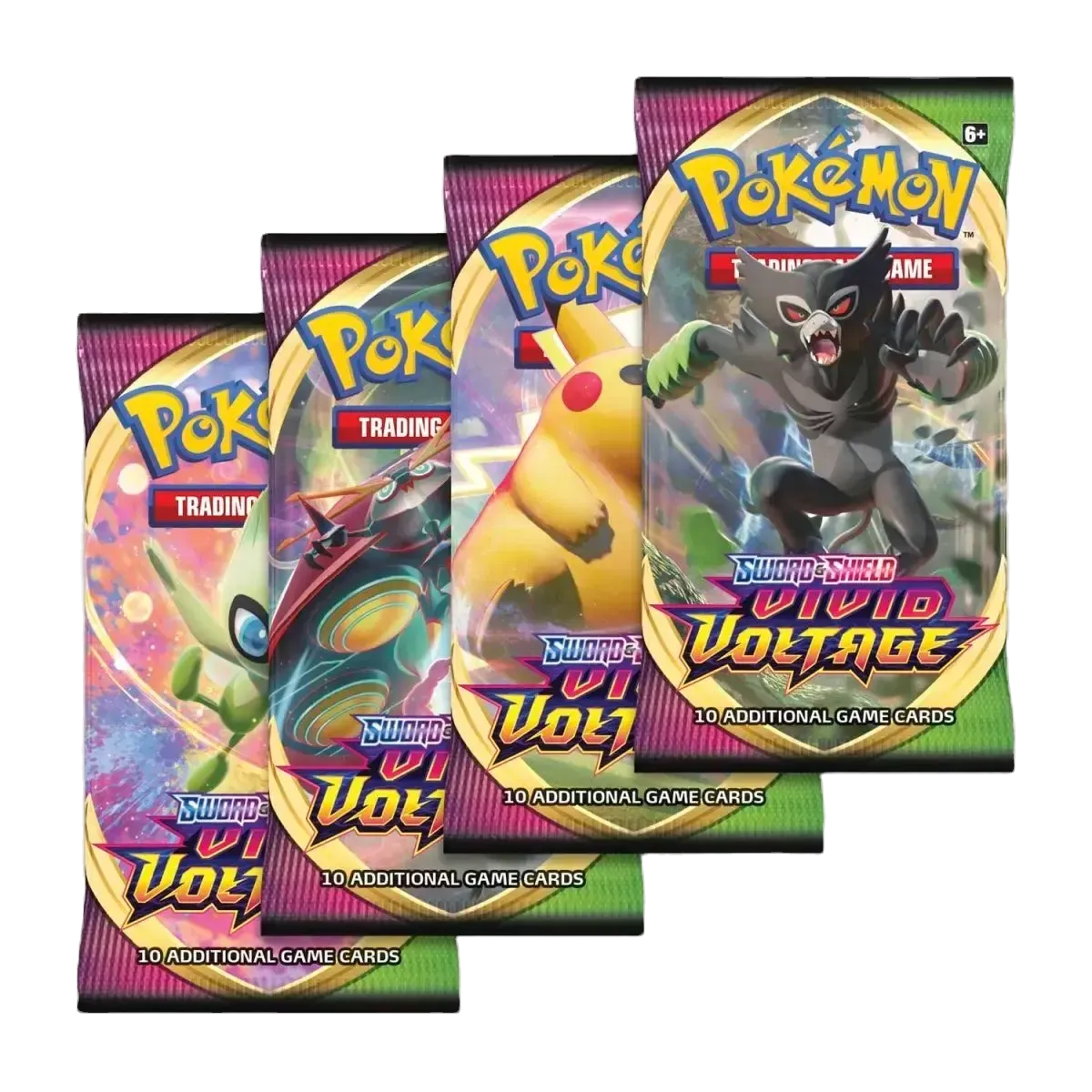 Pokémon TCG - Sword Shield: Vivid Voltage Booster Box Display