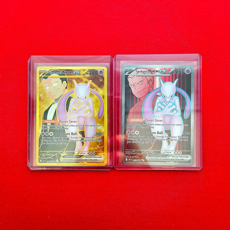 Pokémon TCG - Team Rocket's Mewtwo ex Gold & Fullart Destined Rivals-LaschoCards