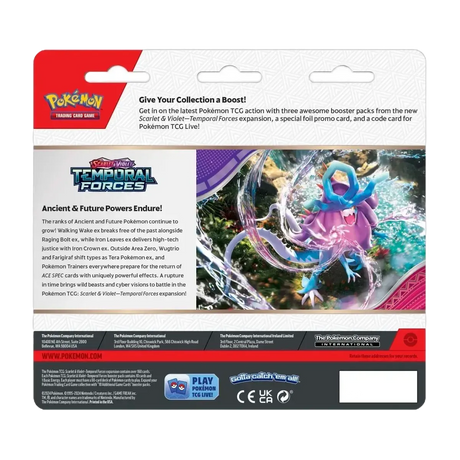 Pokémon TCG - Temporal Forces Cleffa 3-Pack Blister Booster-3-Pack Blister-LaschoCards