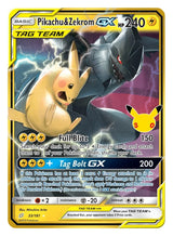 Pokémon TCG - 30th Celebration Booster Pack laschocards Pikachu & Zekrom GX