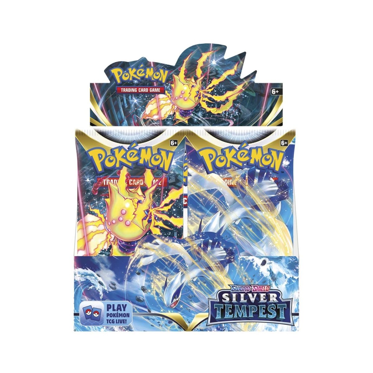 Pokémon TCG - Sword & Shield: Silver Tempest Booster Box Display