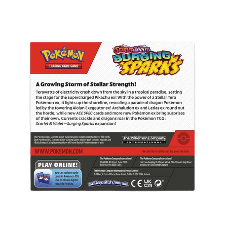 Pokémon TCG - Scarlet & Violet: Surging Sparks Booster Box Display