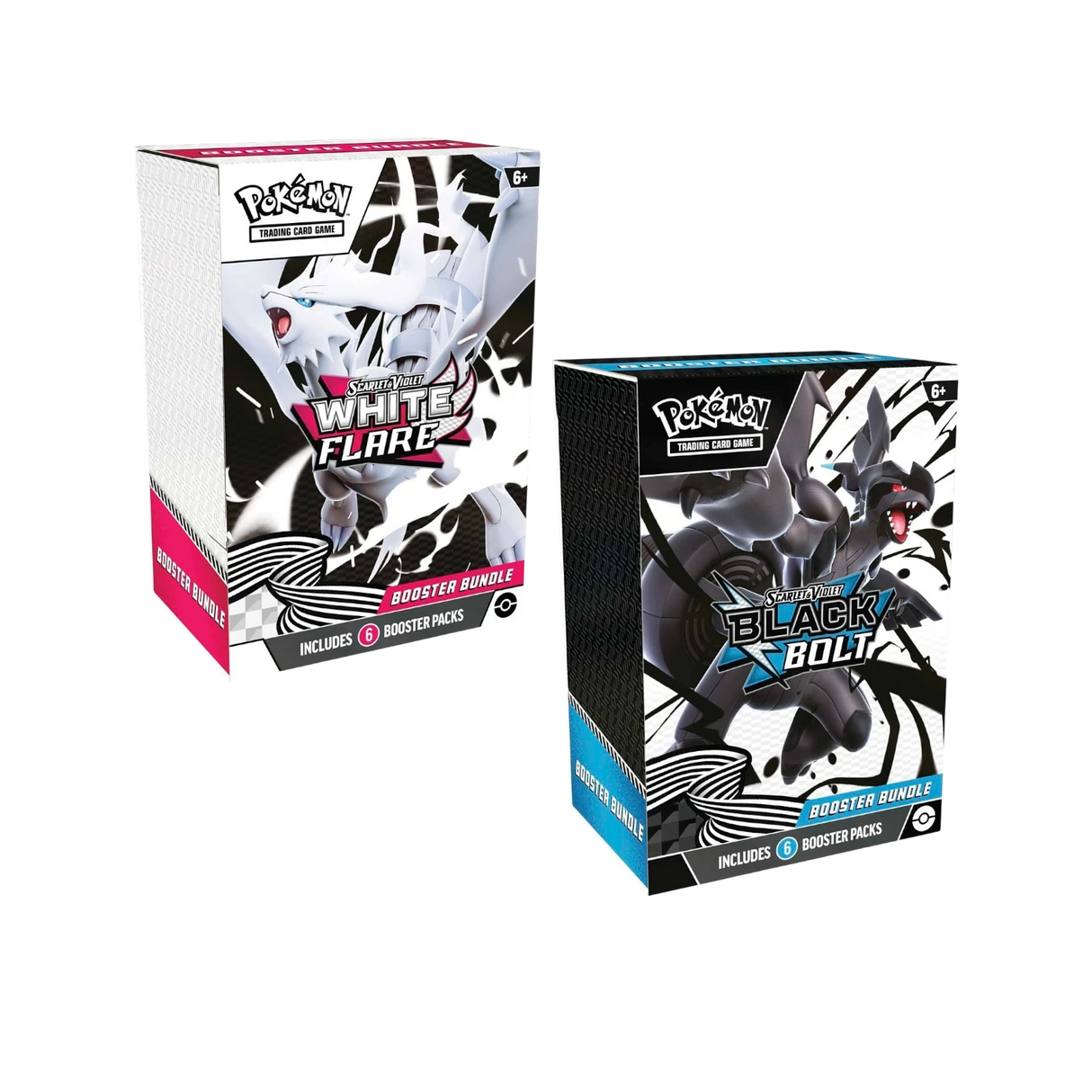 Pokémon TCG - Scarlet & Violet SV10.5: Black Bolt & White Flare Booster Bundle