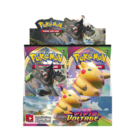 Pokémon TCG - Sword Shield: Vivid Voltage Booster Box Display